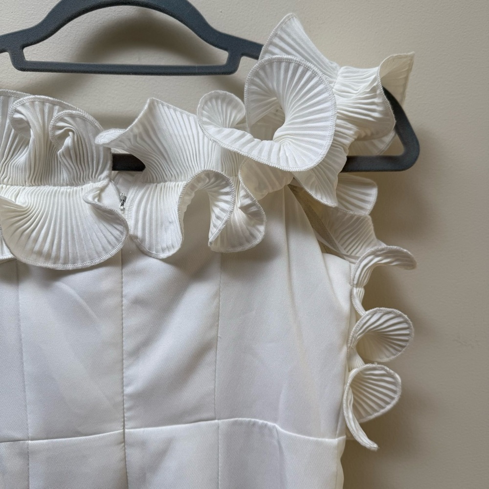 Do + Be White Ruffle Mini Dress - Picture 8 of 9